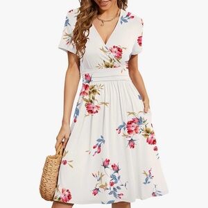 Floral Wrap Dress